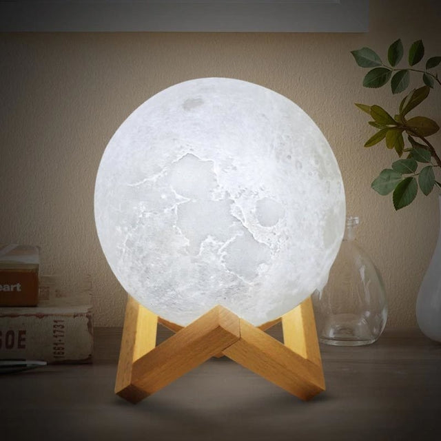 Lámpara Luna 3D