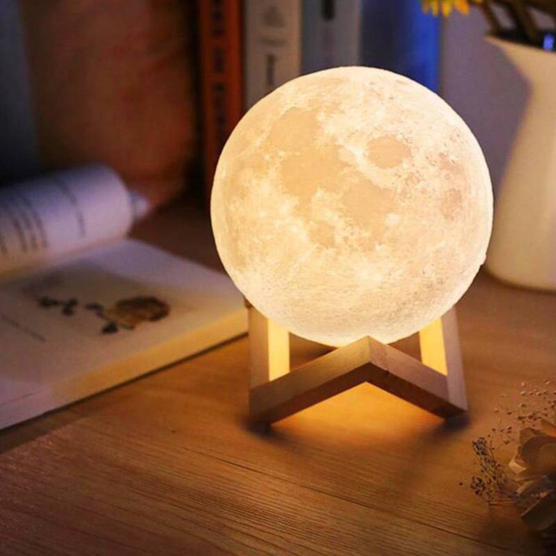 Lámpara Luna 3D