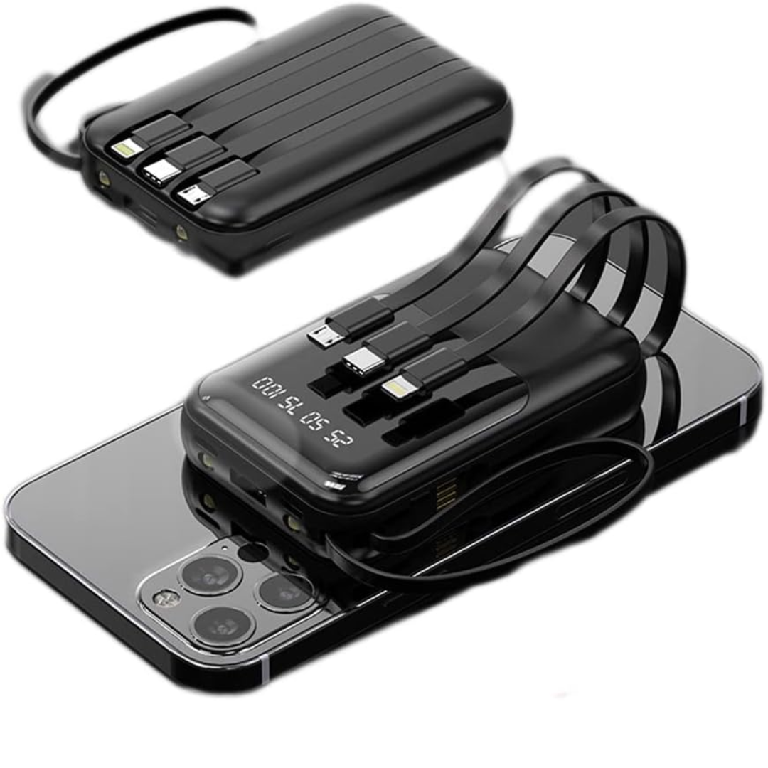Power Bank Portatil 10000mah más Cables