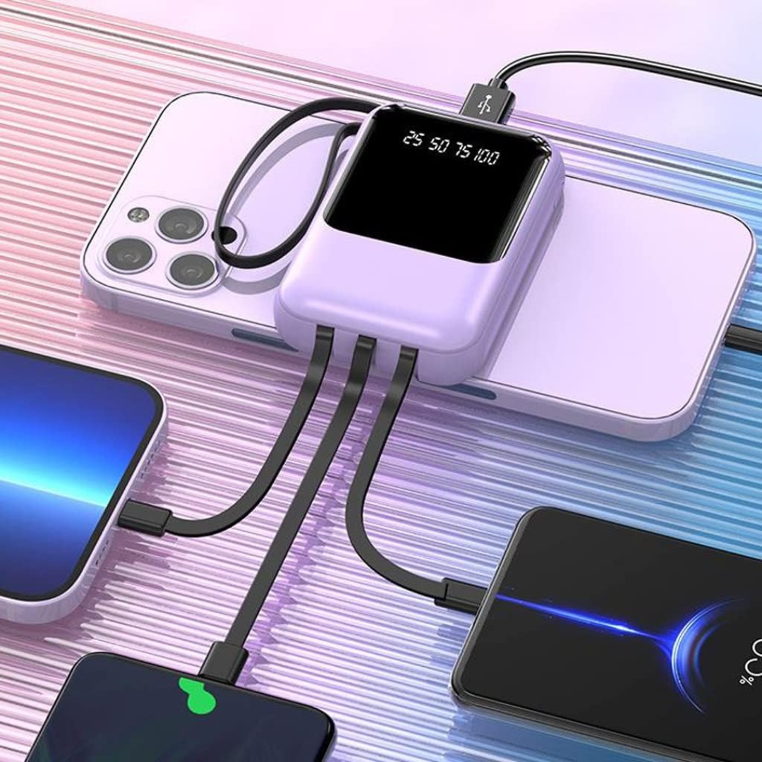 Power Bank Portatil 10000mah más Cables